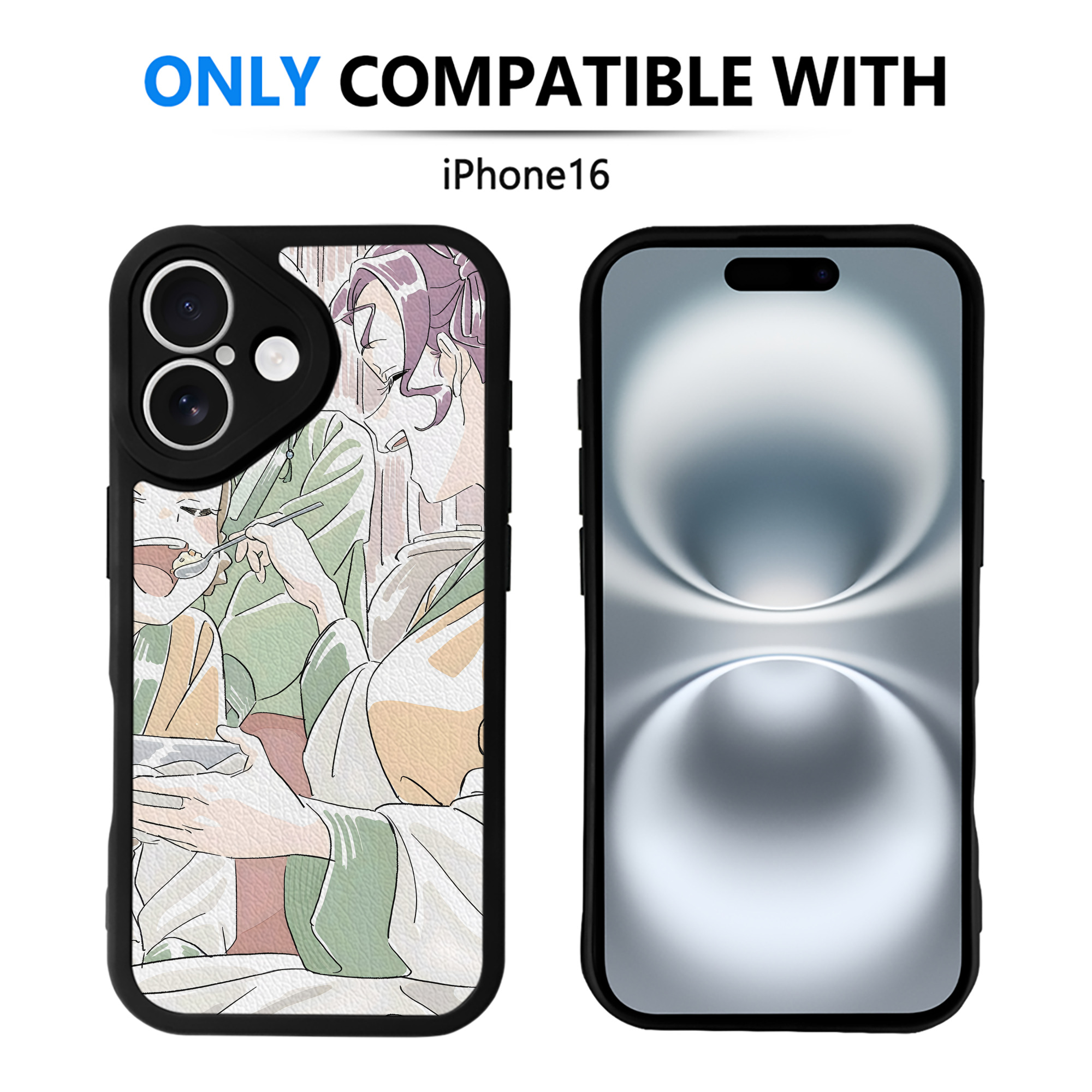 薬屋のひとりごと The Apothecary Diaries 【iPhone 16シリーズ対応】シリコンスマホケース（レザー調） 材質：シリコン